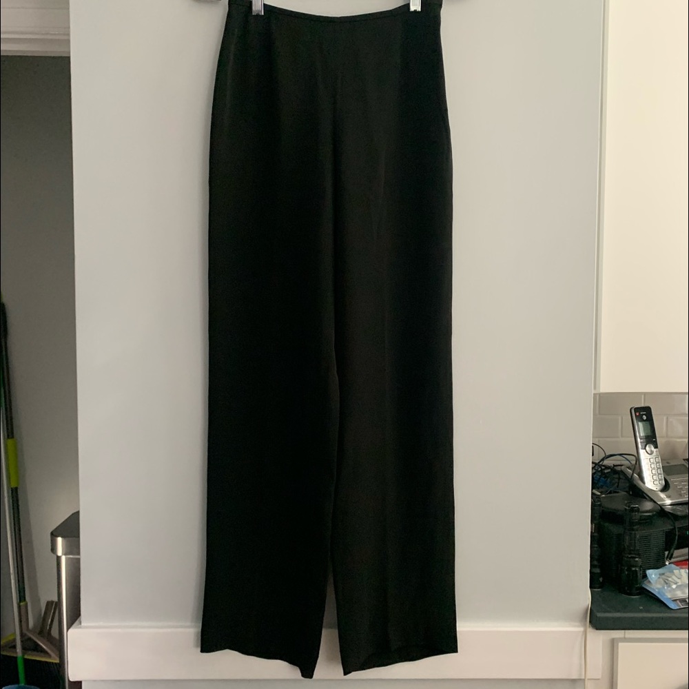 Black Armani Collezioni Dress Pants